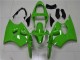 2000-2002 Kawasaki ZX6R Motorcycle Fairings - Green Black