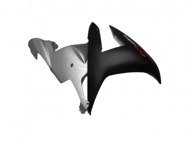 2002-2003 Yamaha YZF R1 Motorcycle Fairings - Silver Matte Black