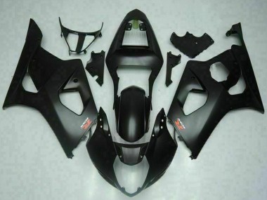 2003-2004 Suzuki GSXR 1000 Motorcycle Fairings - Matte Black Red
