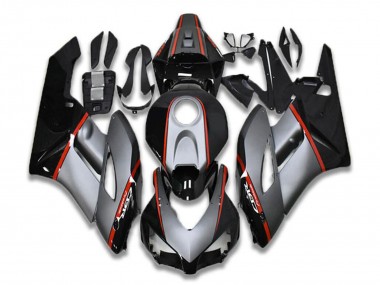 2004-2005 Honda CBR1000RR Motorcycle Fairings - Grey Red Glossy Black