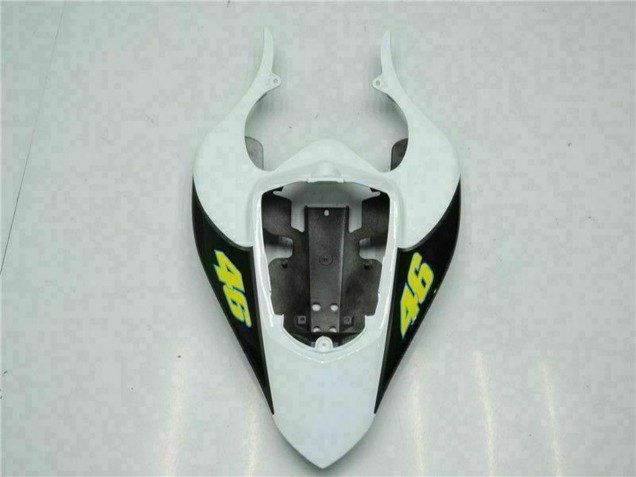 2004-2006 Yamaha YZF R1 Motorcycle Fairings - White Red Yellow Motul 46