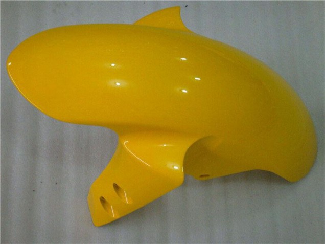 2004-2006 Yamaha YZF R1 Motorcycle Fairings - Yellow Glossy Black Dunlop 50