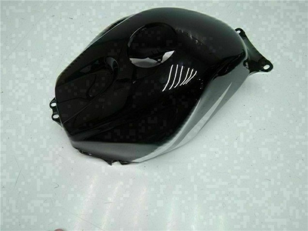 2005-2006 Honda CBR600RR Motorcycle Fairings - Glossy Black Silver