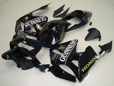 2005-2006 Honda CBR600RR Motorcycle Fairings - Glossy Black Gunness