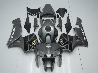 2005-2006 Honda CBR600RR Motorcycle Fairing Kits - Grey Black
