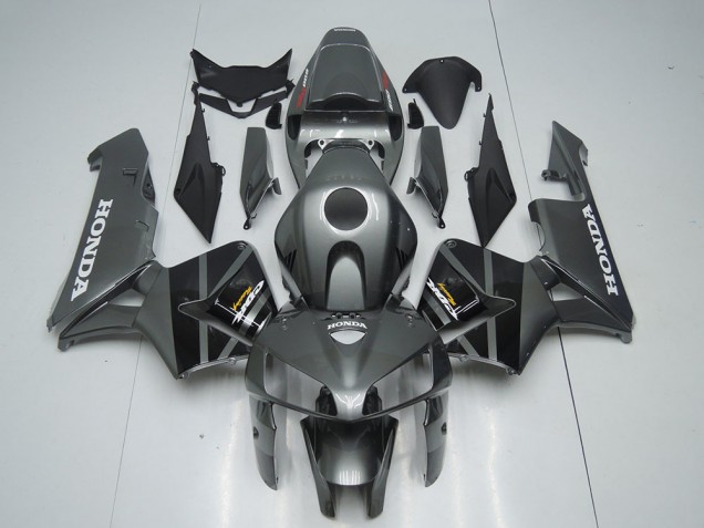 2005-2006 Honda CBR600RR Motorcycle Fairing Kits - Grey Black