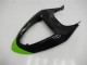 2005-2006 Kawasaki ZX6R Motorcycle Fairing - Green Glossy Black