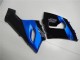 2005-2006 Kawasaki ZX6R Motorcycle Fairing Kits - Blue Glossy Black