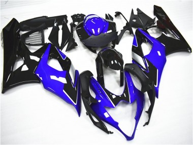 2005-2006 Suzuki GSXR 1000 Motorcycle Fairing Kits - Blue Black