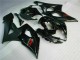 2005-2006 Suzuki GSXR 1000 Motorcycle Fairing - Glossy Black Matte Black Red