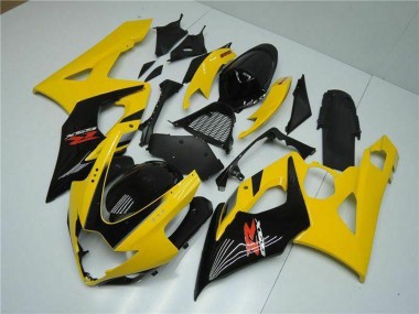 2005-2006 Suzuki GSXR 1000 Motorcycle Fairings - Yellow Glossy Black Red