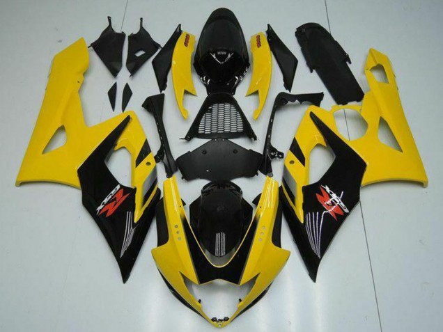2005-2006 Suzuki GSXR 1000 Motorcycle Fairings - Yellow Glossy Black Red