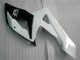 2005-2006 Suzuki GSXR 1000 Motorcycle Fairings - White Glossy Black