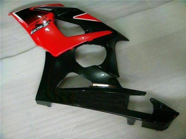 2005-2006 Suzuki GSXR 1000 Motorcycle Fairings - Red Glossy Black Matte Black