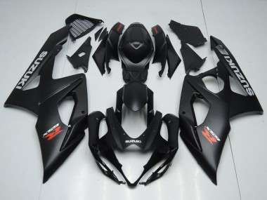 2005-2006 Suzuki GSXR 1000 Motorcycle Fairing Kits - Matte Black