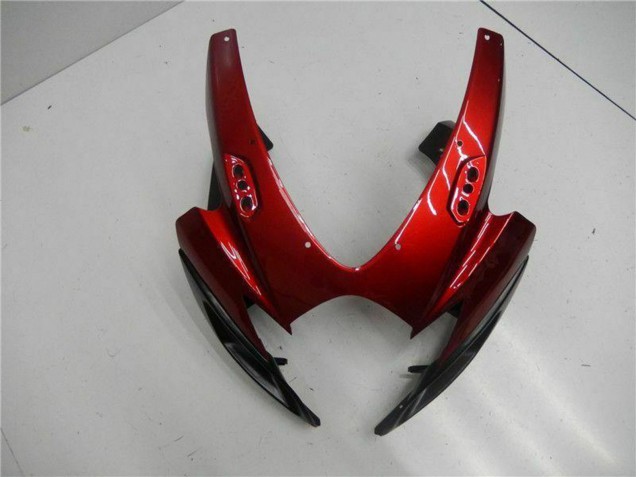 2006-2007 Suzuki GSXR 600/750 Motorcycle Fairing - Red Glossy Black