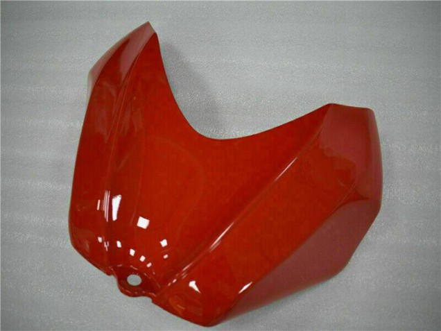 2006-2007 Suzuki GSXR 600/750 Motorcycle Fairings - White Red Glossy Black Stripe