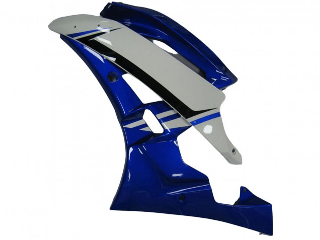 2006-2007 Yamaha YZF R6 Motorcycle Fairings - Blue White Black