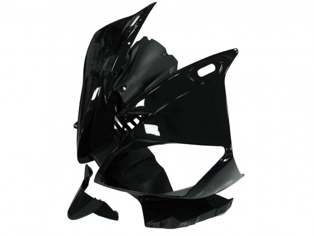 2006-2007 Yamaha YZF R6 Motorcycle Fairing - Glossy Black Matte Black