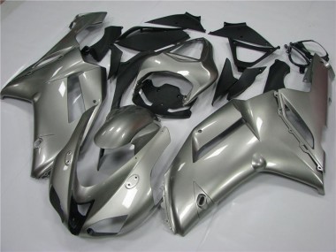 2007-2008 Kawasaki ZX6R Motorcycle Fairings - Grey