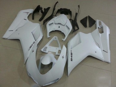 2007-2014 Ducati 848 Motorcycle Fairings - White