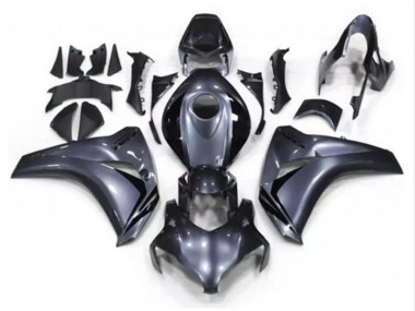2008-2011 Honda CBR1000RR Motorcycle Fairing Kits - Grey Glossy Black