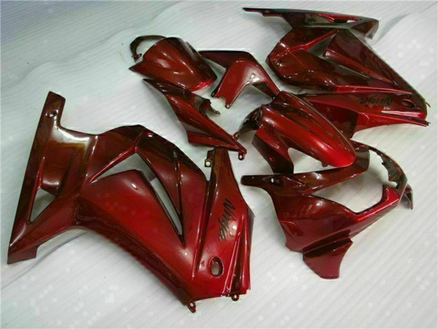 2008-2012 Kawasaki EX250 Motorcycle Fairings - Maroon Red