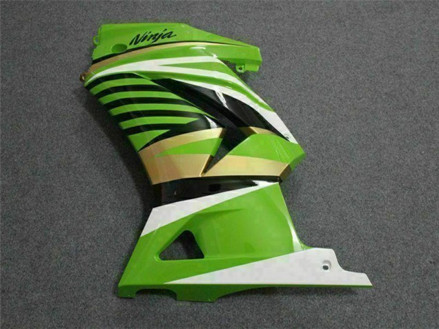 2008-2012 Kawasaki EX250 Motorcycle Fairing - Green White Black