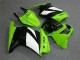 2008-2012 Kawasaki EX250 Motorcycle Fairings - Green White Black