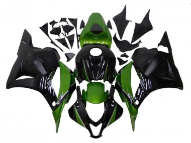 2009-2012 Honda CBR600RR Motorcycle Fairings - Black Green