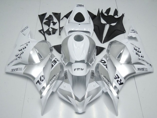 2009-2012 Honda CBR600RR Motorcycle Fairings - White Silver Black Repsol