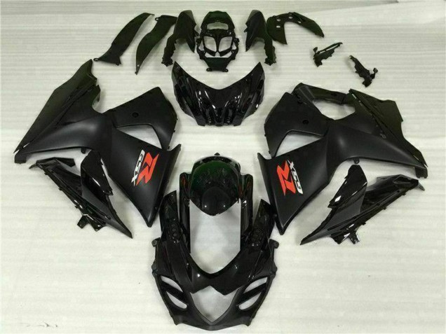 2009-2016 Suzuki GSXR 1000 Motorcycle Fairing - Glossy Black Matte Black