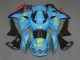 2009-2016 Suzuki GSXR 1000 Motorcycle Fairings - Blue Yellow Rizla 19 Red