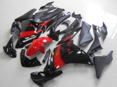 2011-2015 Honda CBR250RR Motorcycle Fairing - Glossy Black Red