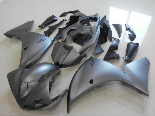 2012-2014 Yamaha YZF R1 Motorcycle Fairings - Matte Grey