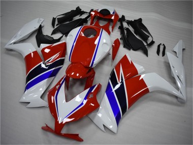 2012-2016 Honda CBR1000RR Bike Fairings - White Red Blue