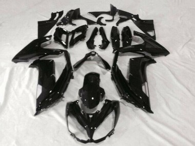2012-2016 Kawasaki EX650 Motorcycle Fairings - Glossy Black