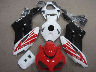2004-2005 Honda CBR1000RR Motorcycle Fairing Kits - White Red Glossy Black