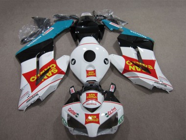 2004-2005 Honda CBR1000RR Motorcycle Fairings - White Red Blue Glossy Black Yellow San Carlo Castrol