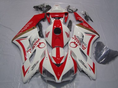 2004-2005 Honda CBR1000RR Motorcycle Fairings - White Red Pramac