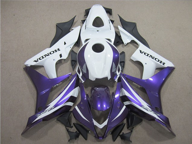 2004-2005 Honda CBR1000RR Motorcycle Fairings - White Purple