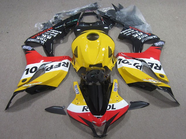2004-2005 Honda CBR1000RR Motorcycle Fairings - Yellow White Red Glossy Black Repsol