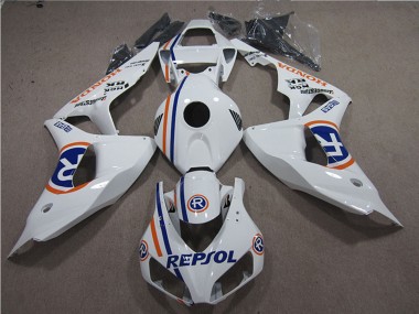 2006-2007 Honda CBR1000RR Motorcycle Fairings - White Blue Repsol