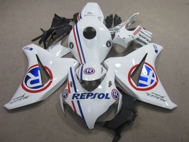 2008-2011 Honda CBR1000RR Motorcycle Fairings - White Red Blue Repsol