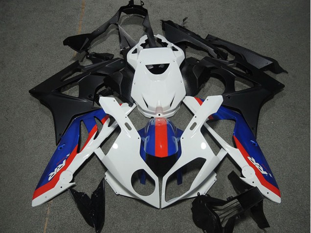 2003-2004 Honda CBR600RR Motorcycle Fairings - White Red Blue Matte Black