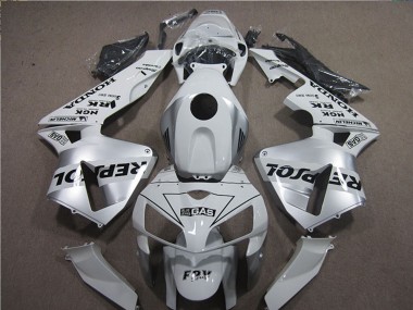 2005-2006 Honda CBR600RR Motorcycle Fairings - White Black Repsol