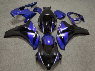 2008-2011 Honda CBR1000RR Motorcycle Fairing - Blue Glossy Black