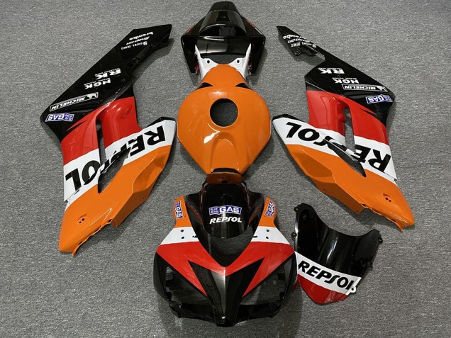 2004-2005 Honda CBR1000RR Abs Fairings - Orange White Red Glossy Black Repsol