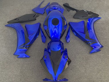 2012-2016 Honda CBR1000RR Motorcycle Fairing Kits - Blue Glossy Black