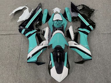 2017-2023 Honda CBR1000RR Motorcycle Fairings - White Cyan Blue Glossy Black